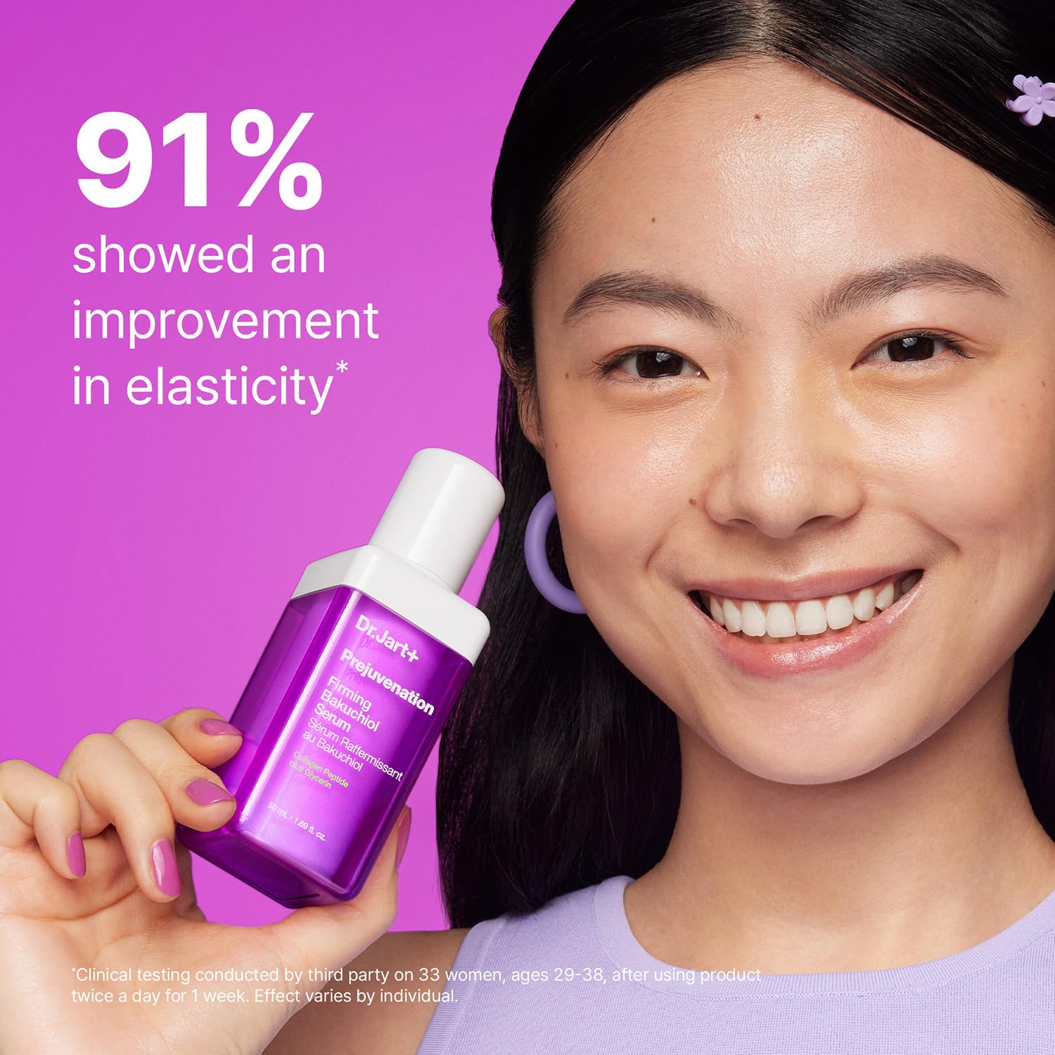 Dr.Jart+ Prejuvenation Firming Bakuchiol Serum with Collagen Peptides | Korean Anti Aging Serum | Sensitive Skin Friendly | Korean Skin Care, 1.69 Fl Oz